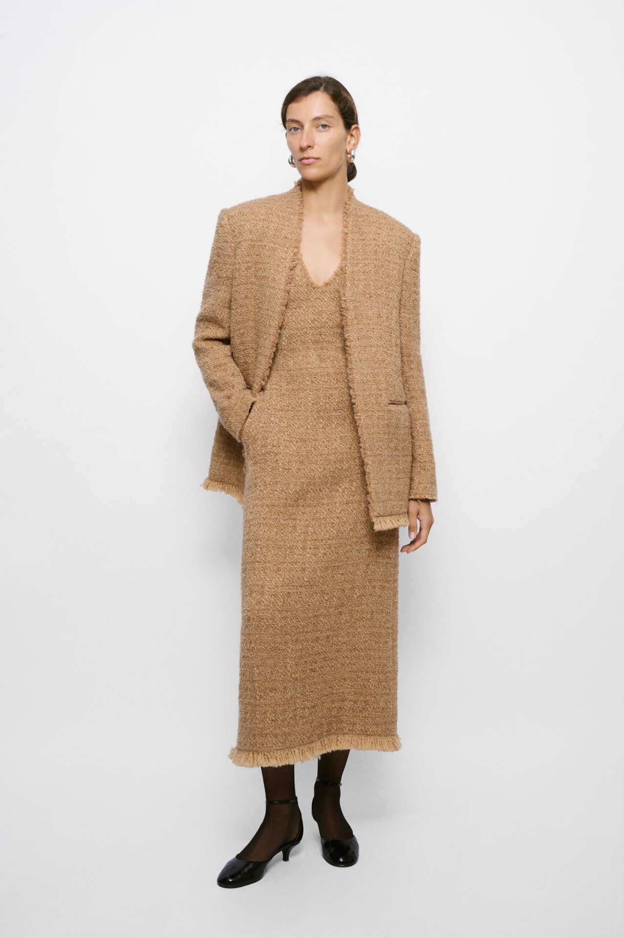 GABRIELE COAT, CAMEL BROWN
