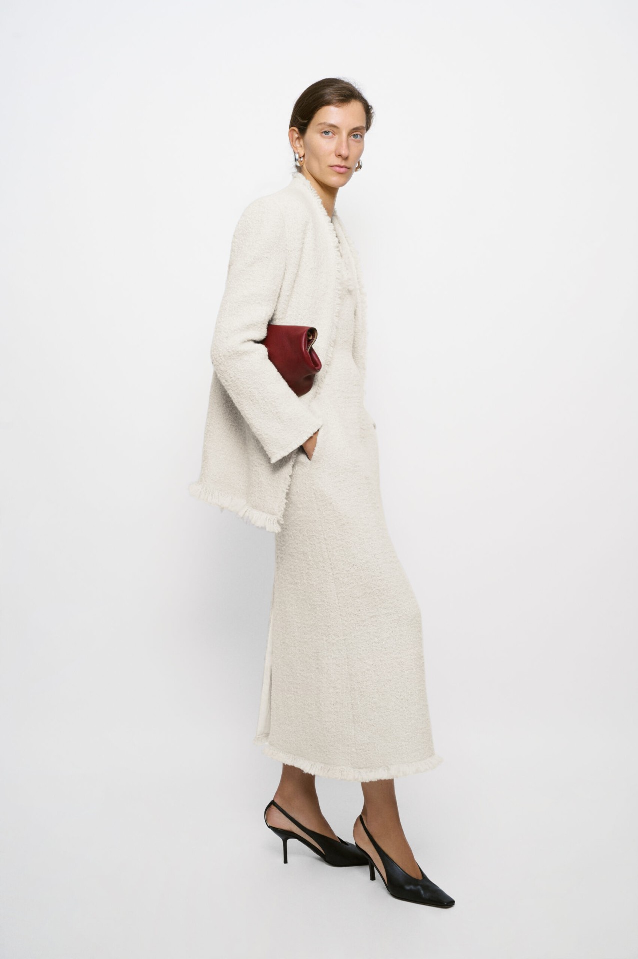 GABRIELE COAT, IVORY
