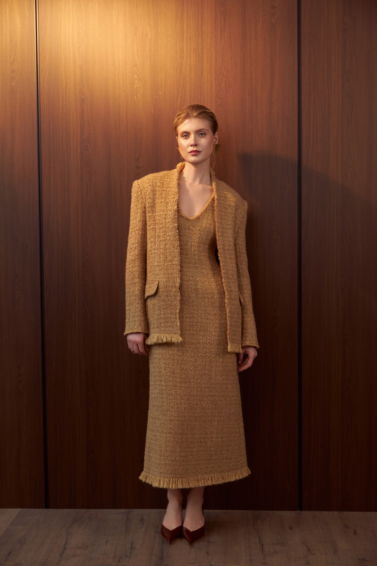 GABRIELE COAT, CAMEL BROWN
