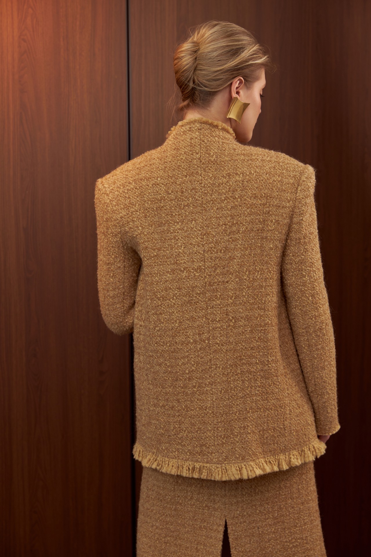 GABRIELE COAT, CAMEL BROWN