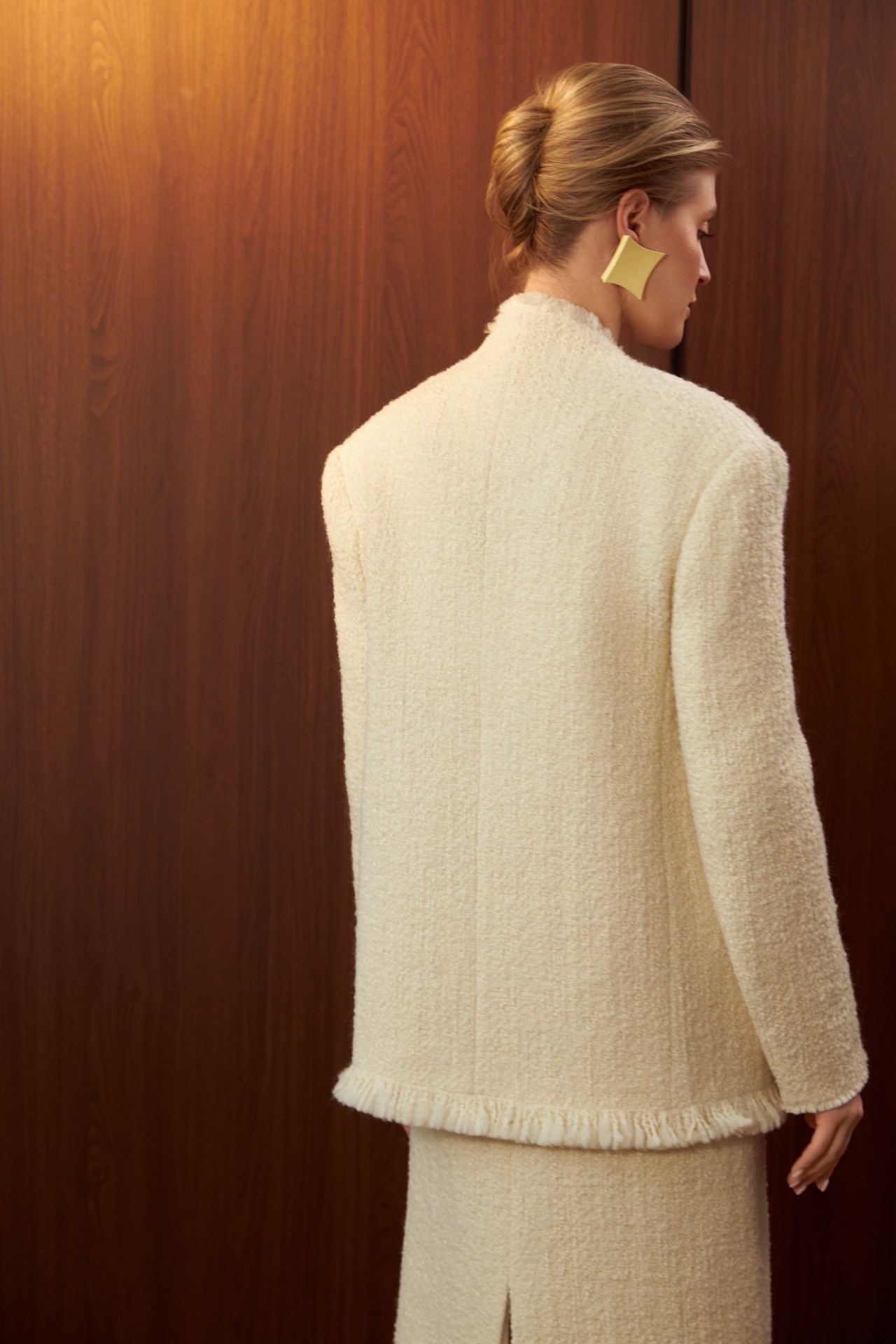 GABRIELE COAT, IVORY