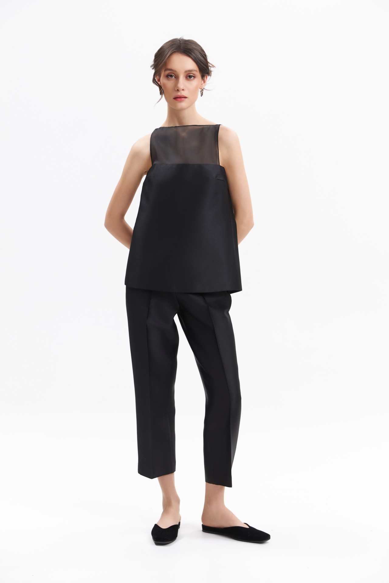 LUPHIA TOP, BLACK