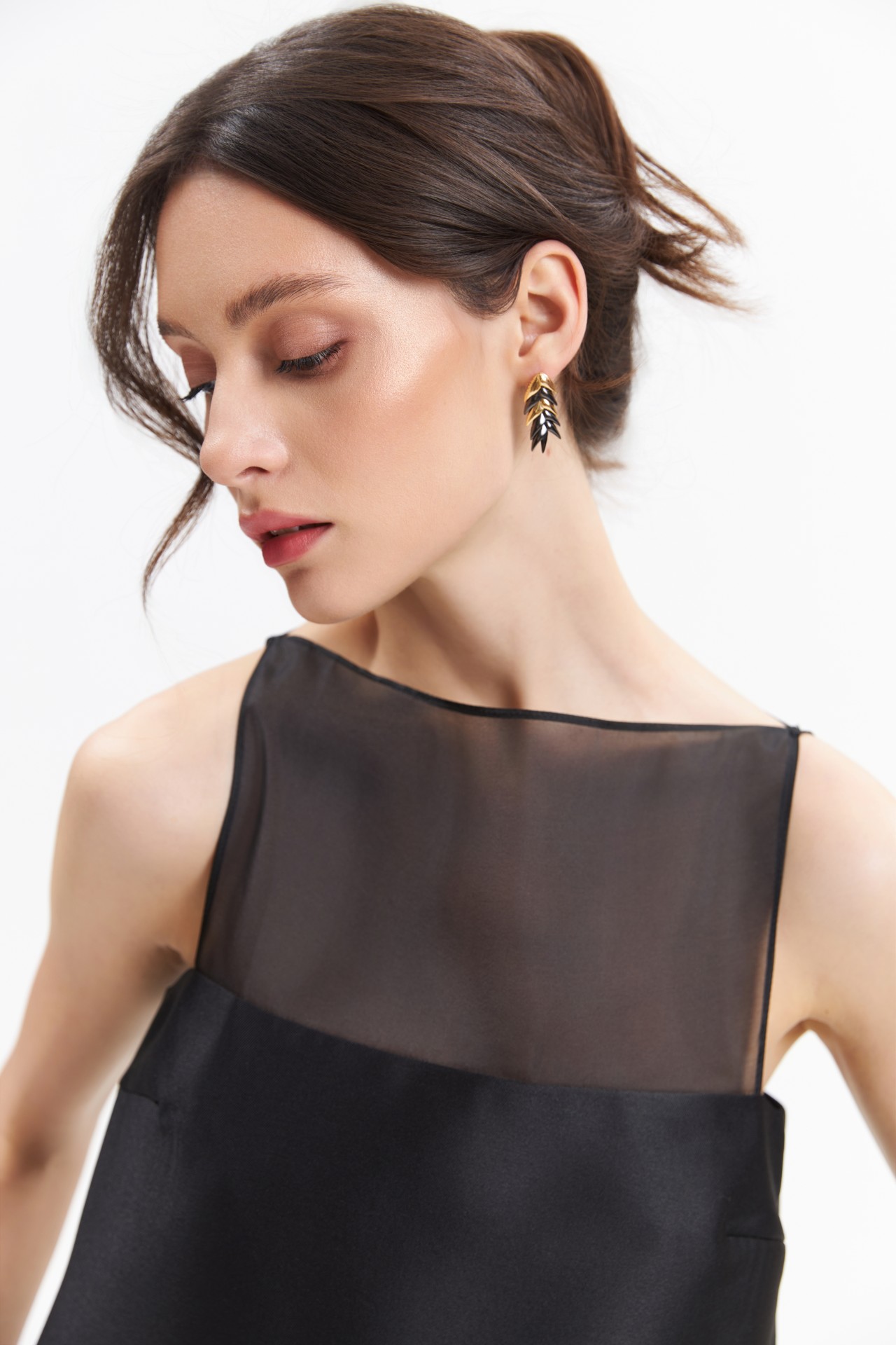 LUPHIA TOP, BLACK
