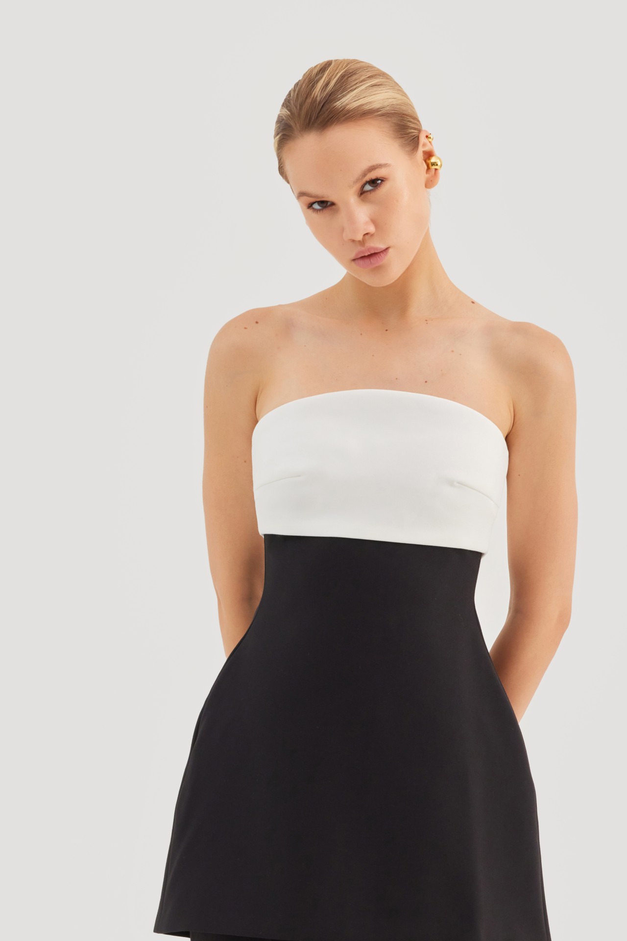 The Casimir Bustier, Black & White