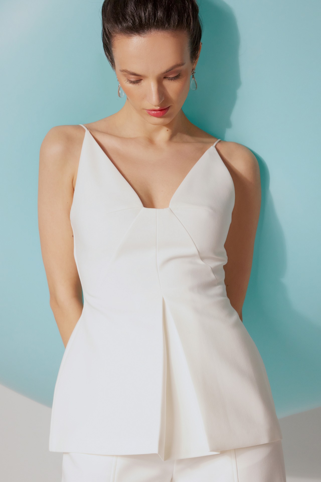 CHEFREN TOP, WHITE