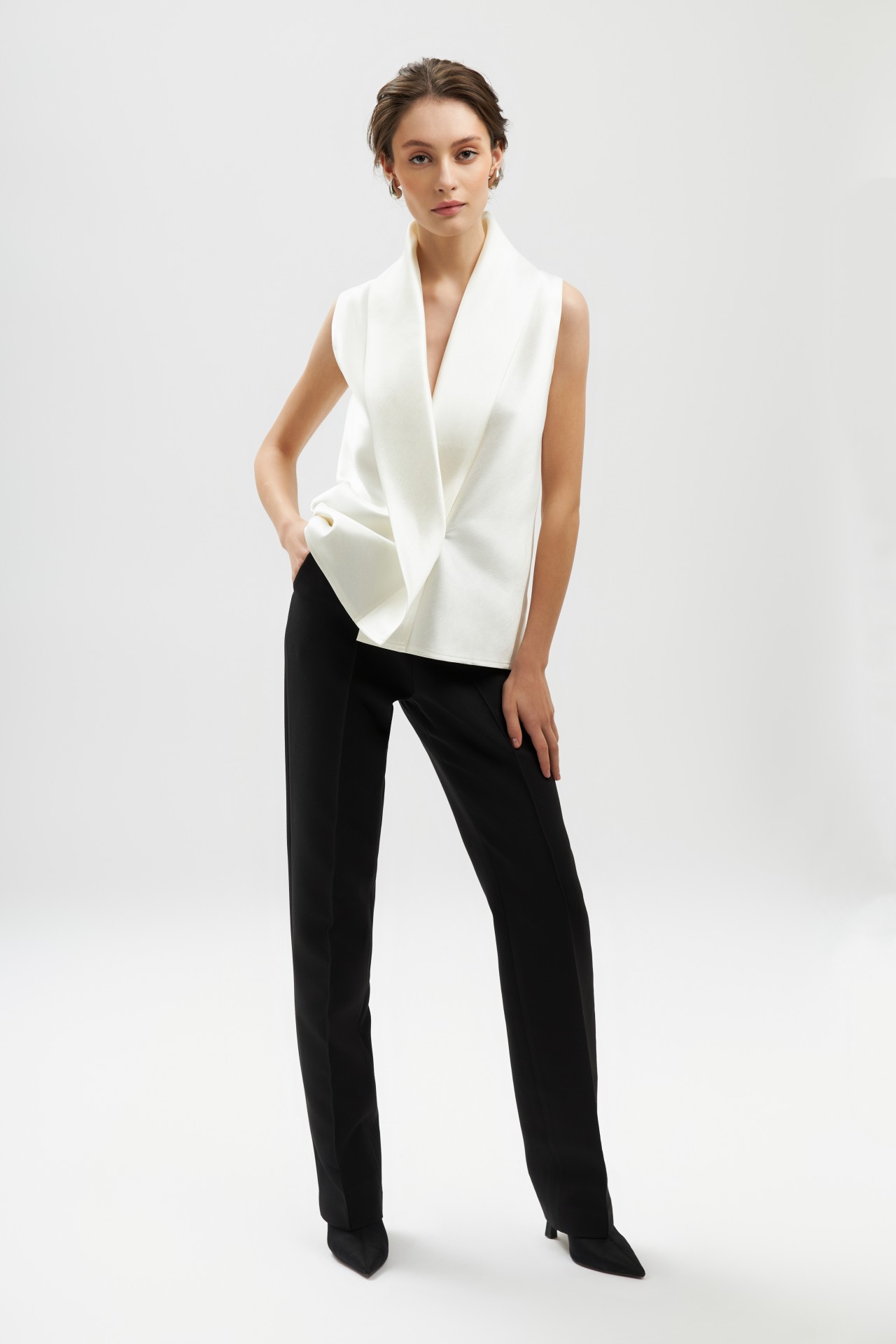 The Fumeé Blouse, Bone