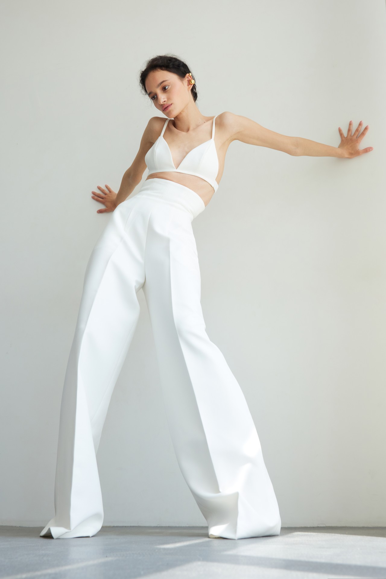 The Corset Pants, White