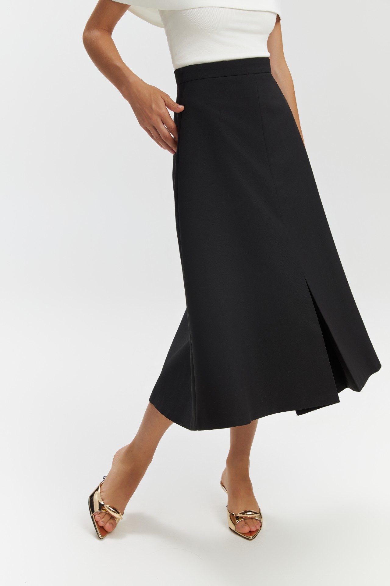 MYA SKIRT, BLACK