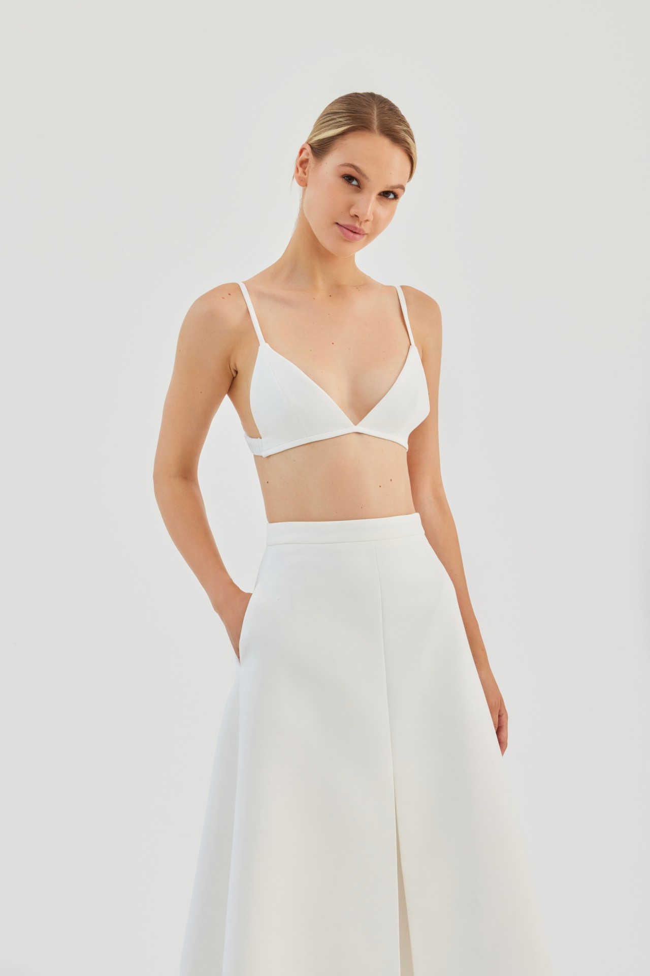 MYA SKIRT, WHITE
