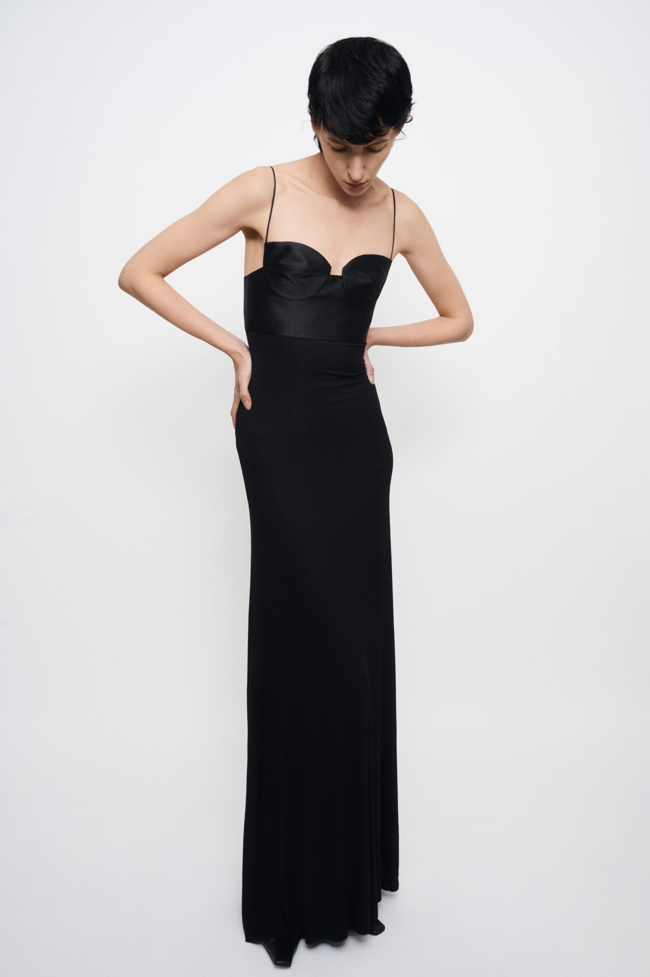 TULLY DRESS, BLACK