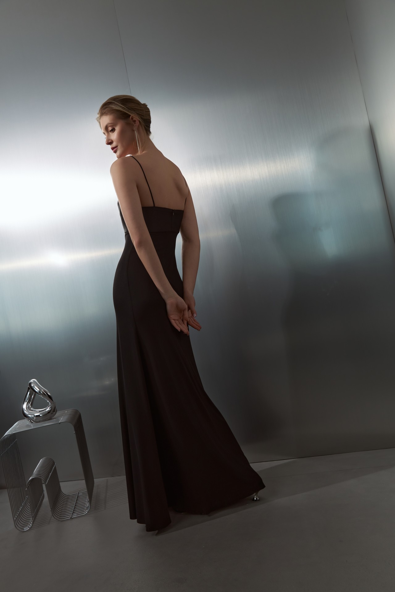 TULLY DRESS, BLACK