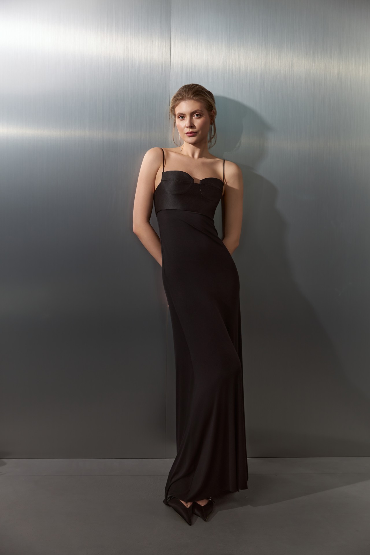 TULLY DRESS, BLACK